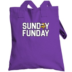 Minnesota Football Sunday Funday Team Division League Fan Totebag