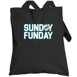 Miami Football Sunday Funday Team Division League Fan Totebag