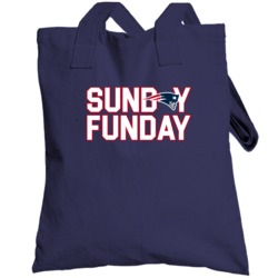 New England Football Sunday Funday Team Division League Fan Totebag