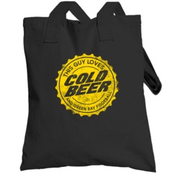 This Guy Loves Beer Green Bay Football Vintage Grunge Game Day Fan Tot