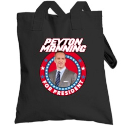 Peyton Manning For President Football Quarterback Player Fan Totebag