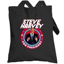 Steve Harvey For President Cool Celebrity Fan Campaign Parody Totebag