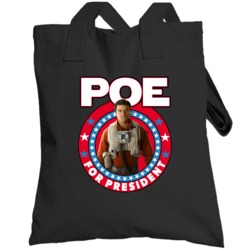 Poe Dameron For President Star Wars Character Fan Campaign Totebag