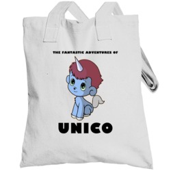 The Fantastic Adventures Of Unico Old Anime Movie Totebag