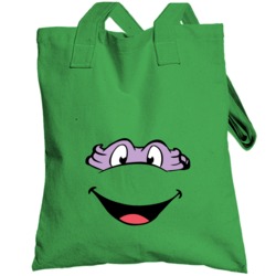 Donatello Ninja Turtle Maternity Pregnant  Costume Totebag