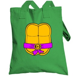 Donatello Ninja Turtles Chest Shell Halloween Costume Totebag
