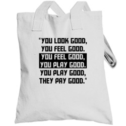 Deion Sanders You Look Good Hooded Sweatshirt Totebag