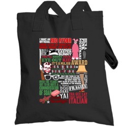 A Christmas Story Funny Holiday Movie Quote Mashup Cool Xmas Gift Tote
