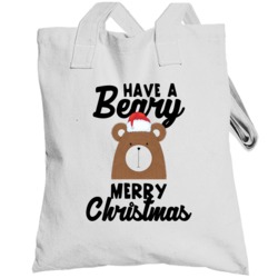 Have A Beary Merry Christmas Bear Totebag