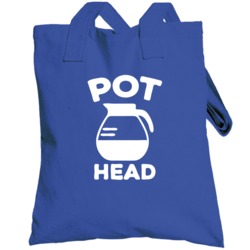 Pot Head Coffee Addict Totebag