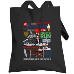 Forrest Gump Classic History Movie Poster Quote Mashup Tom Hanks Fan T