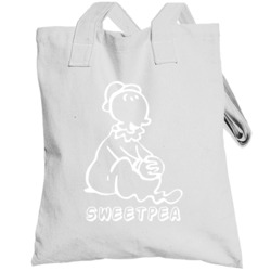 Popeye Sweetpea Baby Classic Cartoon Totebag
