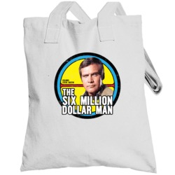 The Six Million Dollar Man Worn Look Totebag