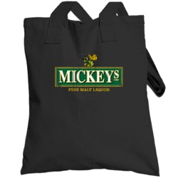 Mickeys Logo Popular Alcohol Liquor Malt Drink Fan Gift Totebag