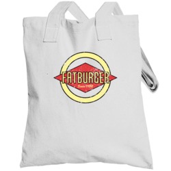 Fatburger Logo Popular Burger Grill Restaurant Fast Food Fan Gift Tote