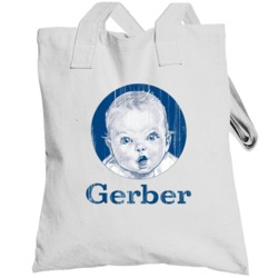Gerber Logo Popular Baby Brand Food Products Company Fan Gift Totebag