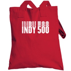 Indy 500 Fight Club Retro Vintage Look Race Fan Totebag
