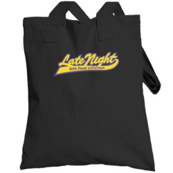 Late Night David Letterman Totebag
