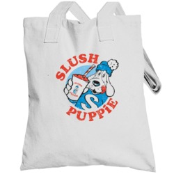 Slush Puppies Cool Popular Food Restaurant Brand Logo Gift Totebag