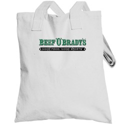 Beef O Brady's Cool Popular Food Drink Restaurant Brand Logo Gift Tote