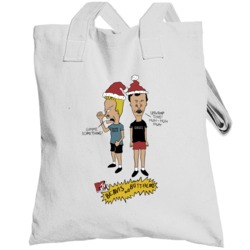 1993 Mtv Beavis And Butthead Christmas Special  T Shirts Totebag