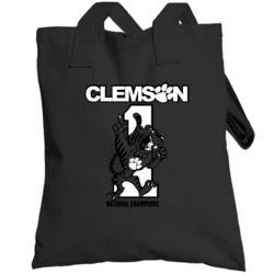 Clemson 1981 Number 1 College Football Vintage Look Fan Totebag