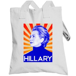 Hillary Clinton Soviet Style Poster 2016 Presidential Campaign Totebag