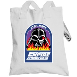 Star Wars Tesb Vader In Flames Totebag