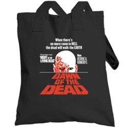 George Romero Dawn Of The Dead 1978 Movie Poster Totebag