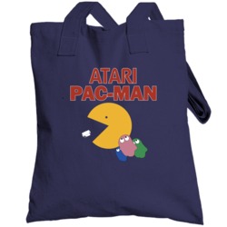 Pac Man Vintage Video Game Totebag