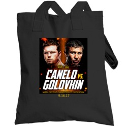 Canelo Alvarez Vs Gennady Golovkin 2017 Fight Card Poster Totebag