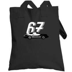 1967 Porsche 911 S Vintage Car Year Fan Totebag