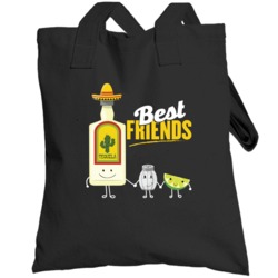 Best Friends Tequila Salt Lime Totebag