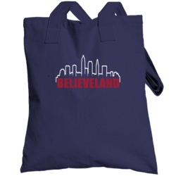 Believeland Cleveland Basketball Fan Totebag