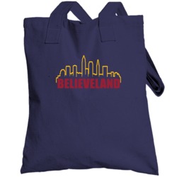 Believeland Cleveland Basketball Lovers Totebag