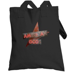 American Gods Diner Sign Starz Tv Series Fan Logo Poster Title Totebag