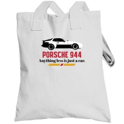 1984 Porsche 944 Turbo B And W Anything Less Is Just A Car Totebag