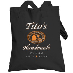 Tito's Handmade Vodka Logo Label Drinking Booze Party Totebag