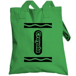 Irish Green Crayola Halloween Costume Totebag
