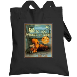 Boo To You Winnie The Pooh Kids Scary Movie Halloween Totebag