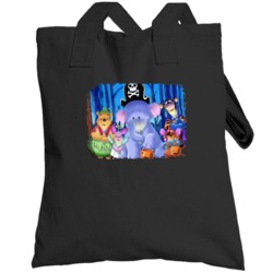 Poohs Heffalump Halloween Movie Spooky Kids Movie Halloween Totebag