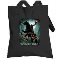 The Legend Of Sleepy Hollow Scary Movie Halloween Totebag