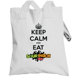 Keep Calm And Eat Sour Patch Kids Candy Totebag