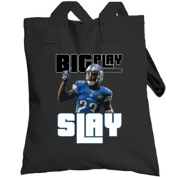 Big Play Darius Slay Detroit Football Player Fan Totebag