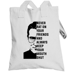 Robert De Niro With Glasses Goodfellas Never Rat On Your Friends Quote