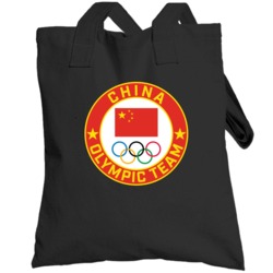 China Winter Olympic Team Pyeongchang 2018 Round Logo Totebag
