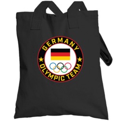 Germany Winter Olympic Team Pyeongchang 2018 Round Logo Totebag
