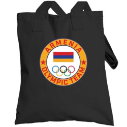 Armenia Winter Olympic Team Pyeongchang 2018 Round Logo Totebag