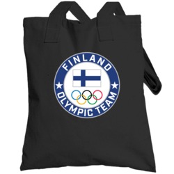 Finland Winter Olympic Team Pyeongchang 2018 Round Logo Totebag