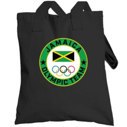 Jamaica Winter Olympic Team Pyeongchang 2018 Round Logo Totebag